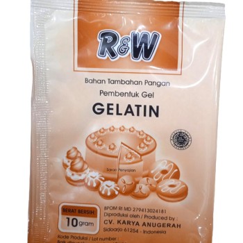 GELATINE RW 10 GR/PC