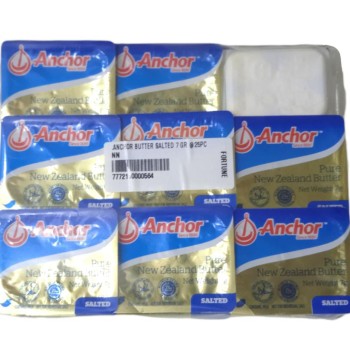 ANCHOR BUTTER SALTED 7GR @25PC