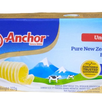 ANCHOR BUTTER UNSALTED 227GR