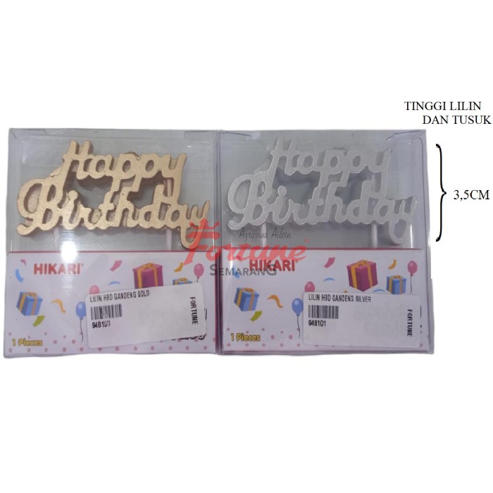 LILIN HBD GANDENG SILVER, LILIN HBD GANDENG GOLD
