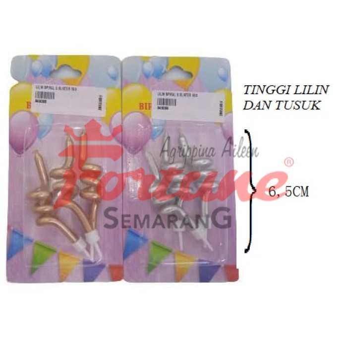 LILIN SPIRAL G BLISTER ISI 3, LILIN SPIRAL S BLISTER ISI 3
