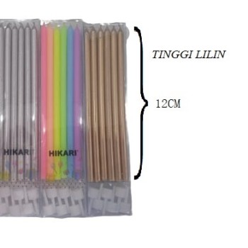 LILIN STICK RAINBOW ISI 6, LILIN STICK SILVER ISI 6, LILIN STICK GOLD ISI 6