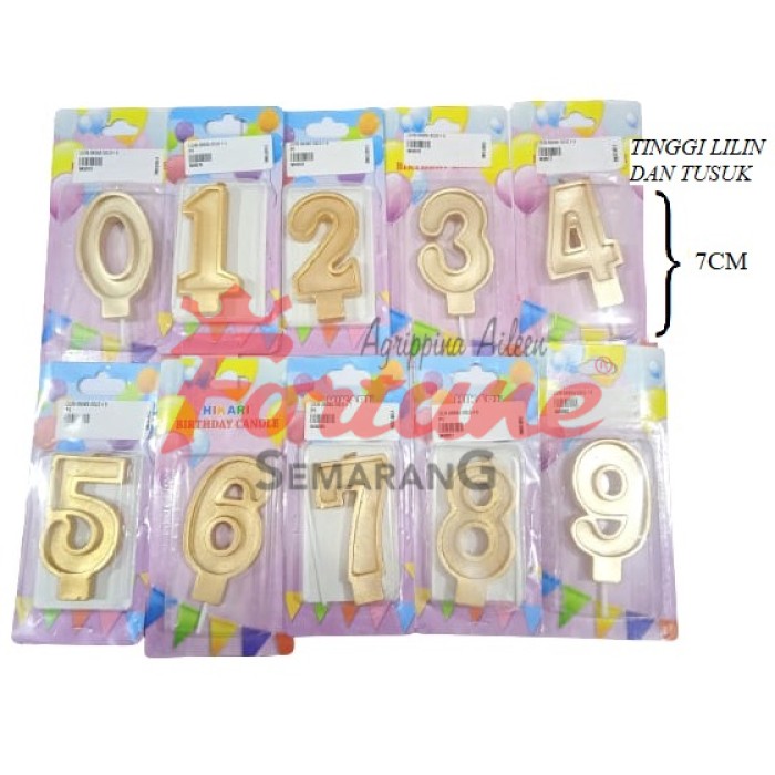 LILIN ANGKA GOLD