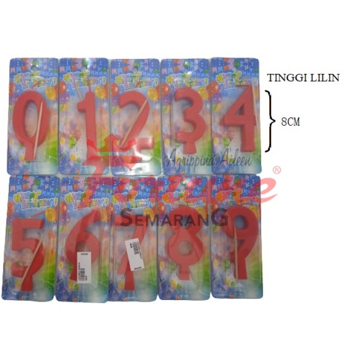 LILIN PASTEL MERAH