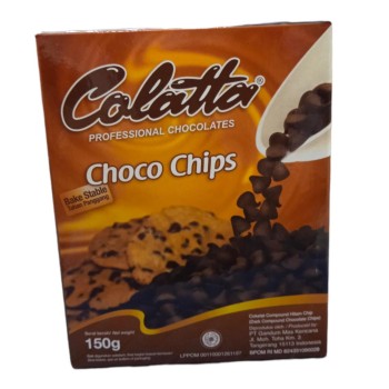 COLATTA CHOC CHIPS 150GR/PACK 