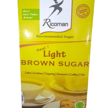 RICOMAN LIGHT BROWN SUGAR 500GR