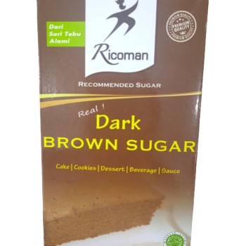 RICOMAN DARK BROWN SUGAR 500GR