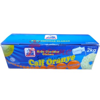 CALF CHEDDAR ORANGE 2KG
