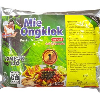 MIE ONGKLOK LOMBOK HIJAU 80GR