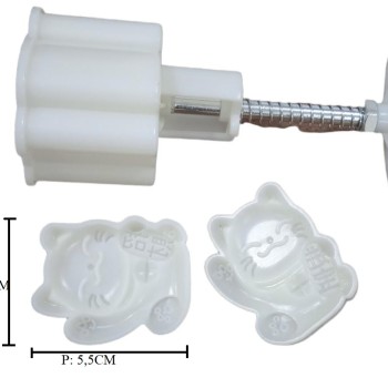 MOONCAKE MOLD NEKO 50GR