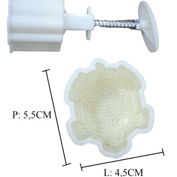 MOONCAKE MOLD TORTOISE 50GR
