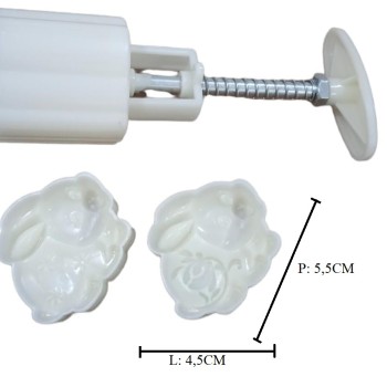 MOONCAKE MOLD RABBIT 50GR