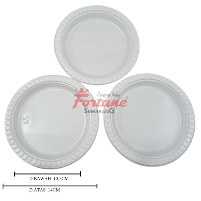 PIRING PLAST KEZIA 6                      (ISI 10PCS)