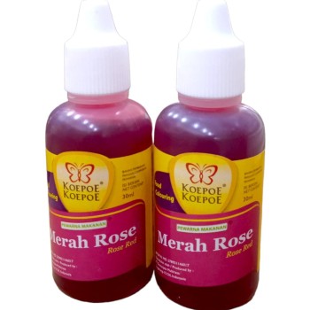 KOEPOE PEWARNA MERAH ROSE 30ML