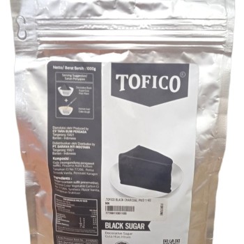 TOFICO PWD BLACK CHARCOAL 1KG