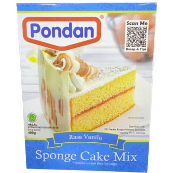 PONDAN SPONGE VANILLA 400GR