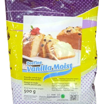 ZEEFINE PREMIX VANILLA MOIST 500GR/PACK