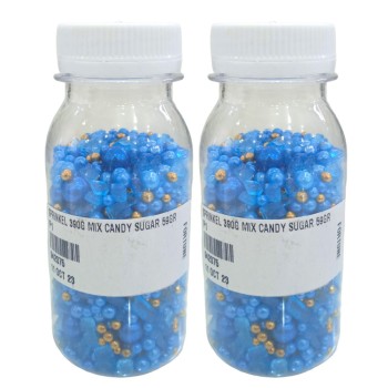 SPRINKEL 390G MIX CANDY SUGAR 59GR