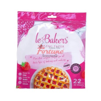BAKING PAPER ROUJND 22CM 