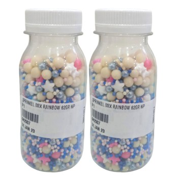 SPRINKEL MIX RAINBOW 62GR