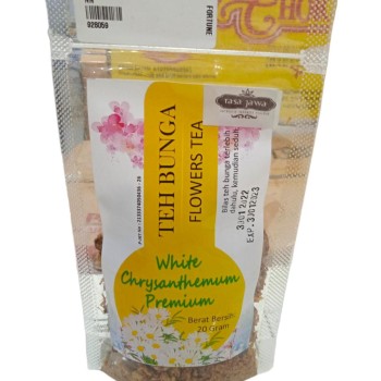 TEA FLOWER WHITE CHRYSANT 20GR