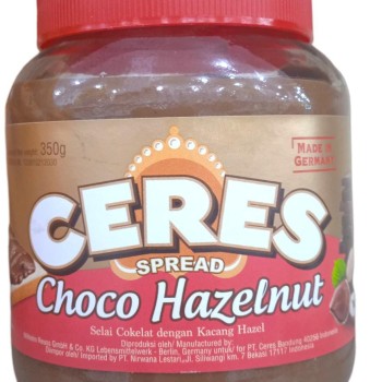 CERES SPREAD CHOC HAZELNUT 350GR