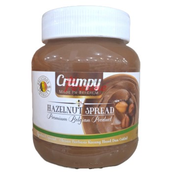 CRUMPY HAZELNUT SPREAD 400GR