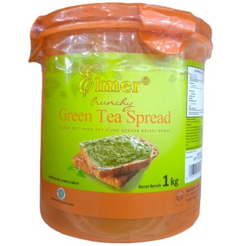 ELMER SPREAD CRUNCHY GREEN TEA 1KG/PIL