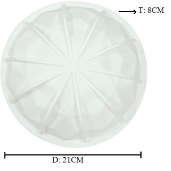 DIAMOND MOUSSE MOLD 21X8