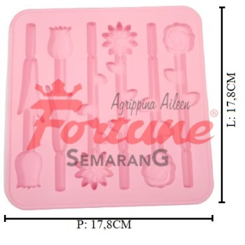 SILICONE KAI FP-5367 PINK FLOWER