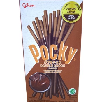 POCKY DOUBLE CHOCO 40GR