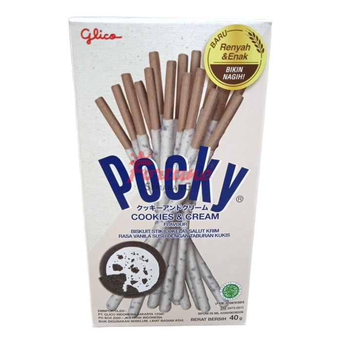 POCKY COOKIES CREAM 40GR