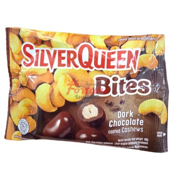 SILVERQUEEN BITES DARK 30GR