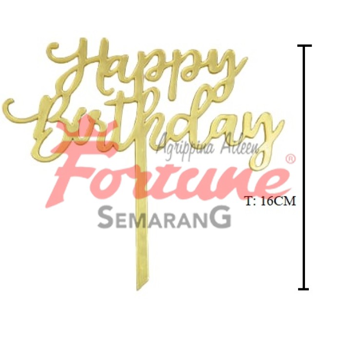 .TOPP ACRILIK GOLD HBD