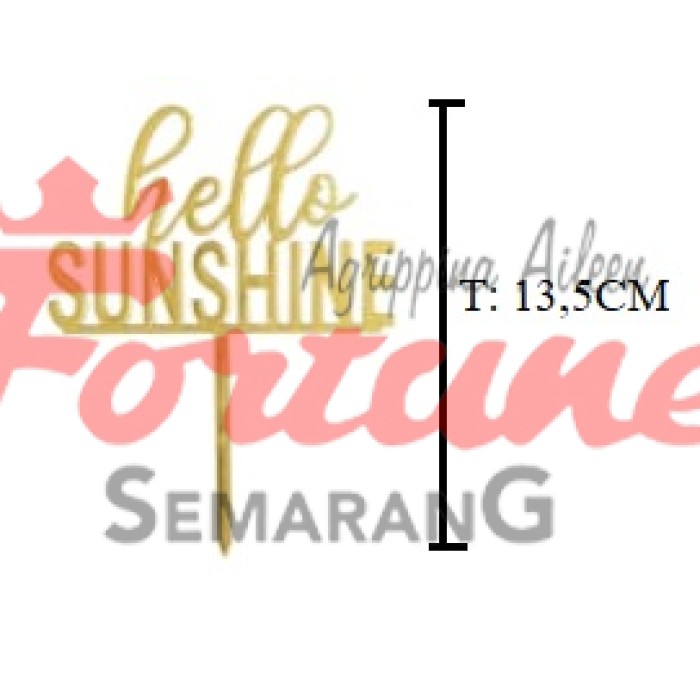TULISAN HAPPY SUNSHINE