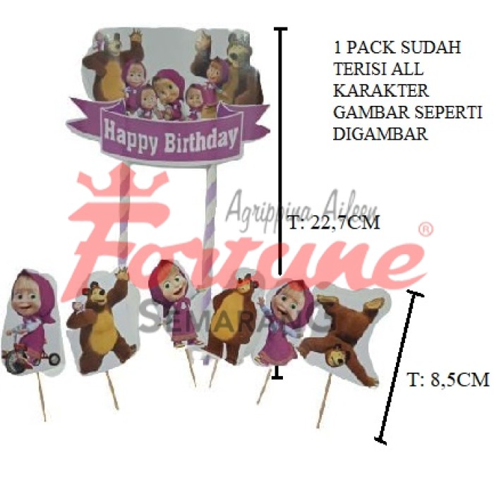 TOPPER MASHA&THE BEAR