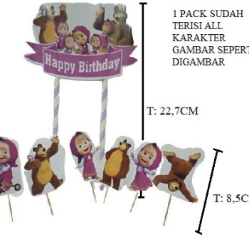 TOPPER MASHA&THE BEAR