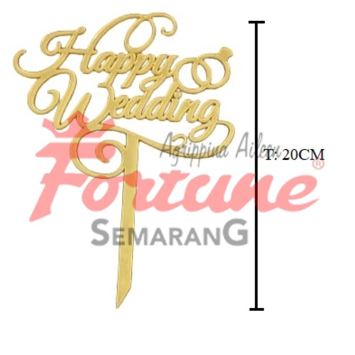 TOPP ACR H.WEDDING GOLD