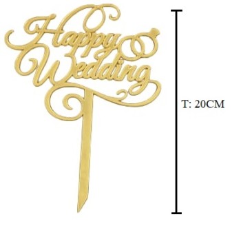 TOPP ACR H.WEDDING GOLD