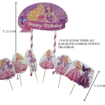 TOPPER BARBIE POP STAR