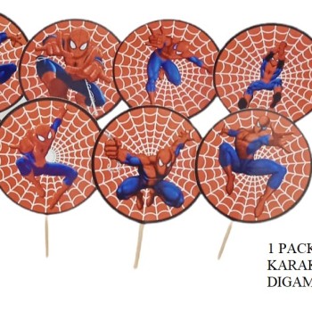 CUPCAKE TOPP SPIDERMAN