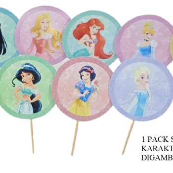 CUPCAKE TOPP PRINCESS DKK