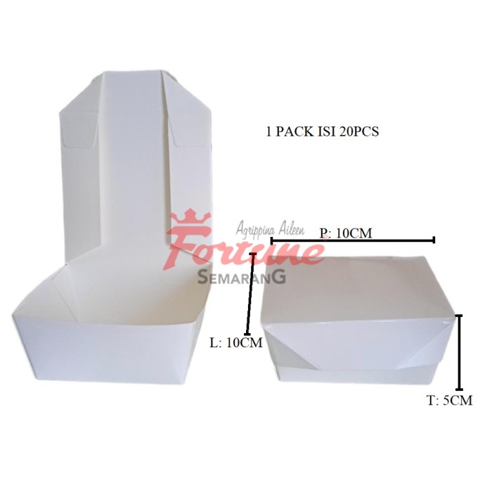 lunch box s @20PC (10x10x5mm)