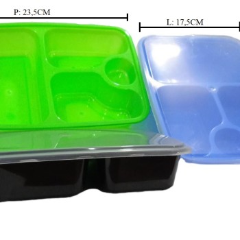 MIKA TRAY NASI LB2316 BIRU, MIKA TRAY NASI LB2316 HIJAU, MIKA TRAY NASI LB2316 HITAM