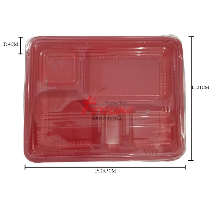 MIKA TRAY NASI MERAH BSR NP