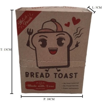 BOX TOAST 10X5X13/10PCS