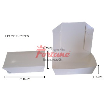 lunch box M @20PC (160x90x50mm)