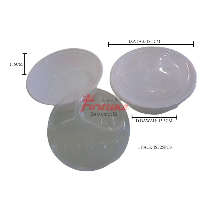 MIKA TRAY EP MS-1000ML/25PCS