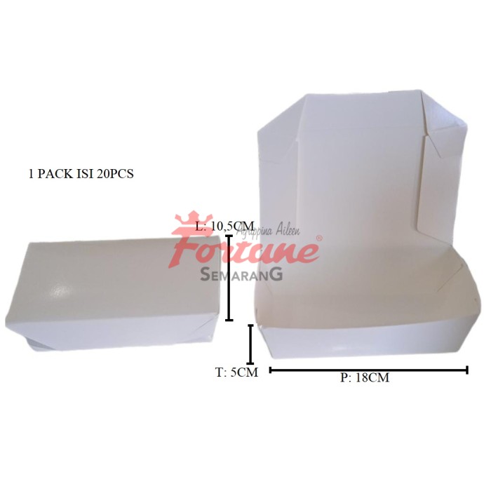 lunch box L @20PC (180x105x50mm)