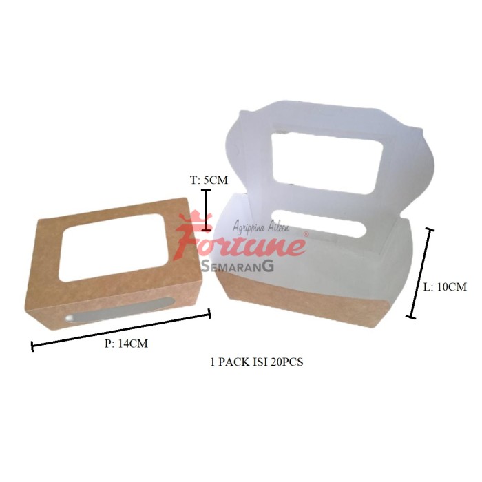 lunch box brown wind.m @20PC